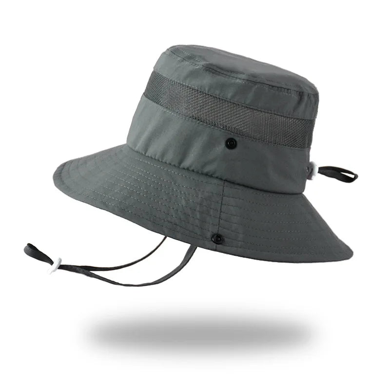 Kids Sun Hat for Boys Girls Wide Brim Bucket Hat UPF 50+ Sun Protection Hat Breathable Summer Beach Hat