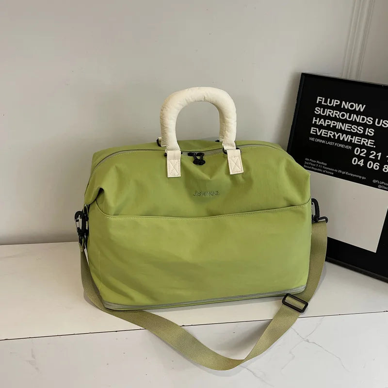 Large-Capacity Travel Bag – Expandable Carry-On Luggage for Business Trips Lightweight Crossbody Sports and Fitness Bag