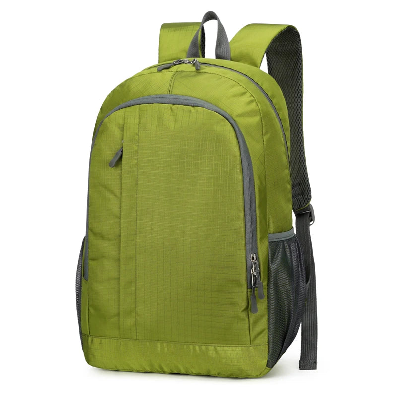 Lightweight storage backpack, outdoor sports backpack, foldable backpack, men's and women's leisure travel backpack