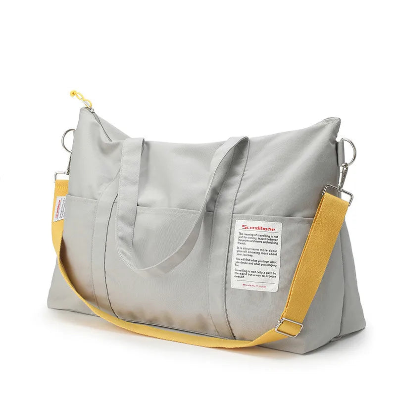 Duffel Bag For Short Trip Handheld Large Capacity Sports Bag Folding Canvas Tote Bag Waterproof Yoga Gym Sport Bags