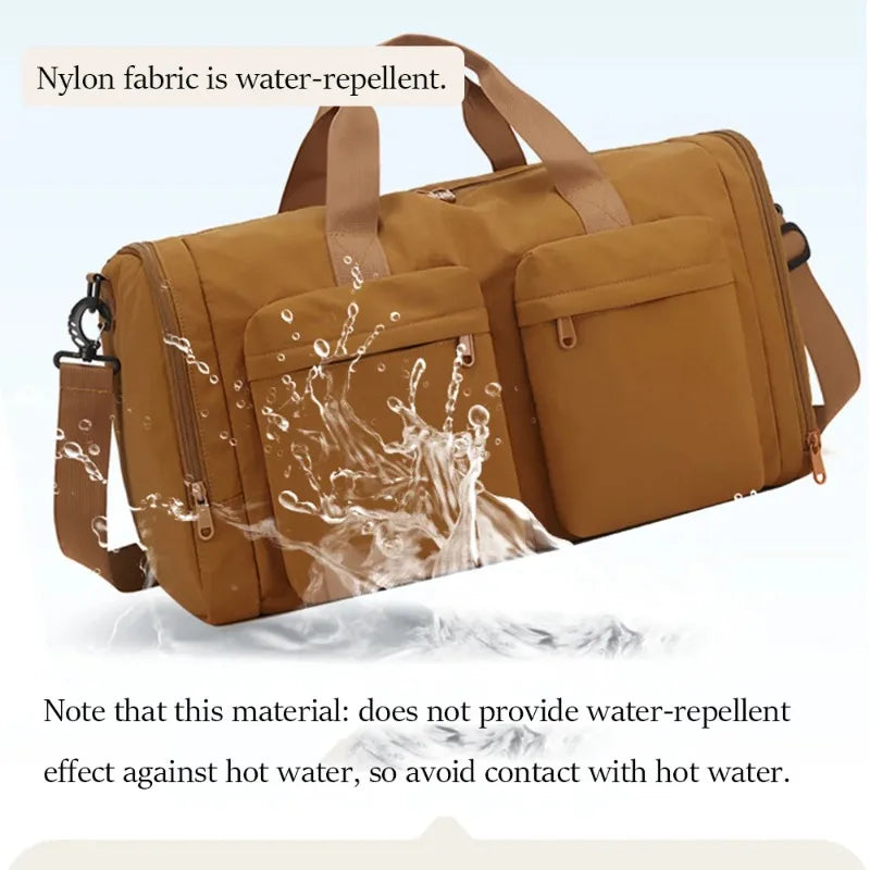 Foldable Travel Duffel Bag Portable Large Capacity Lightweight Storage For Women Men Clothes Boarding Carry On Luggage Tool