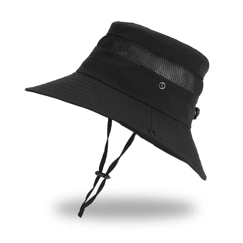 Kids Sun Hat for Boys Girls Wide Brim Bucket Hat UPF 50+ Sun Protection Hat Breathable Summer Beach Hat