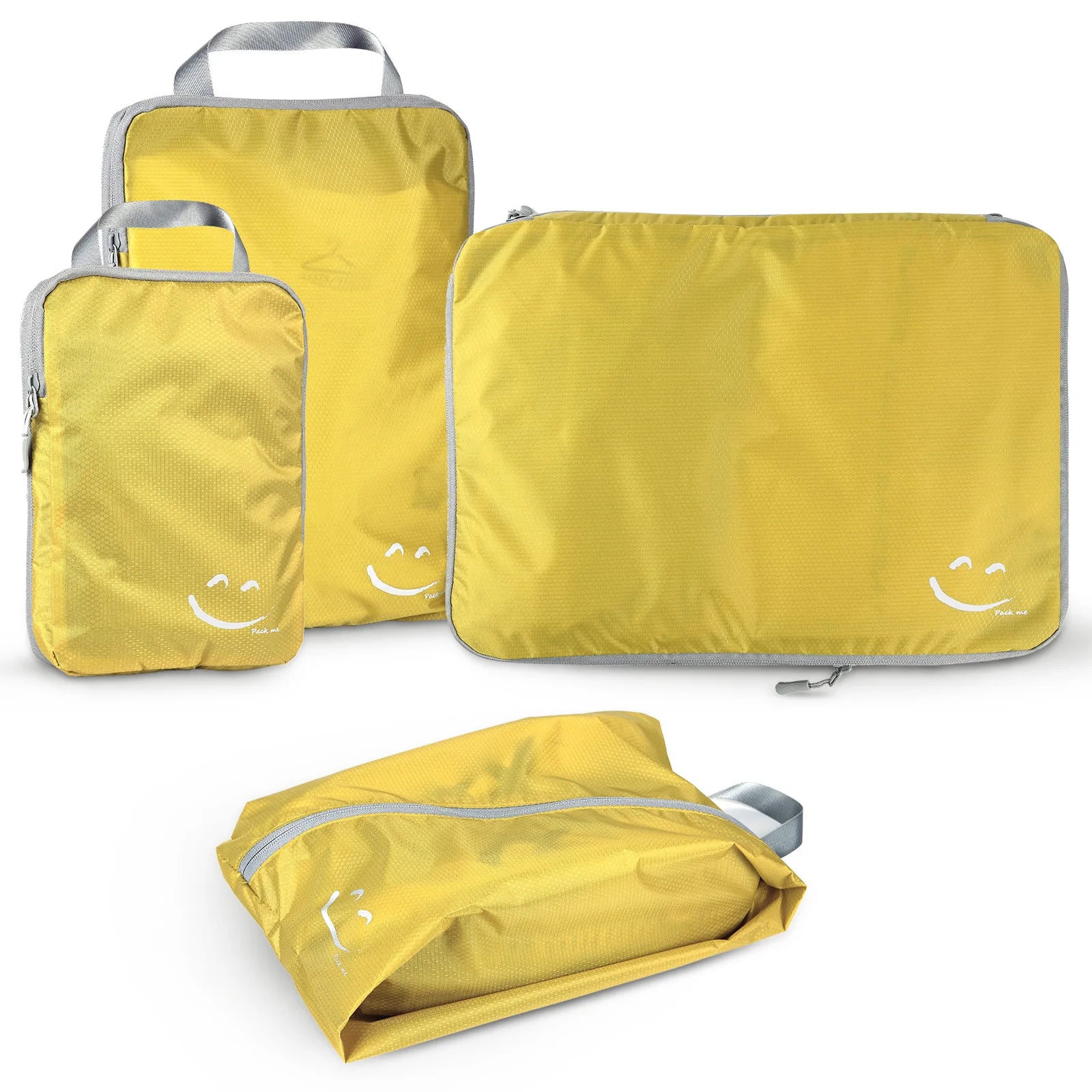 Travel Compression Packing Cubes Luggage Organizer Accessories Extensible Storage Bags Travel Cubes Foldable Suitcases Shoe Bag