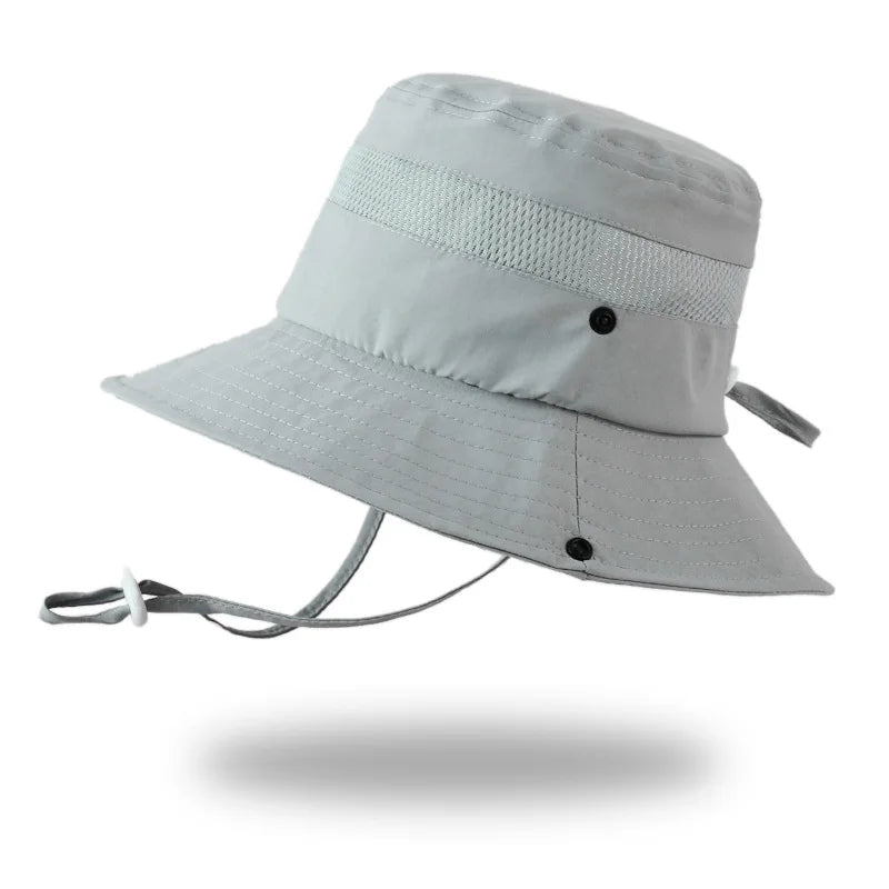 Kids Sun Hat for Boys Girls Wide Brim Bucket Hat UPF 50+ Sun Protection Hat Breathable Summer Beach Hat