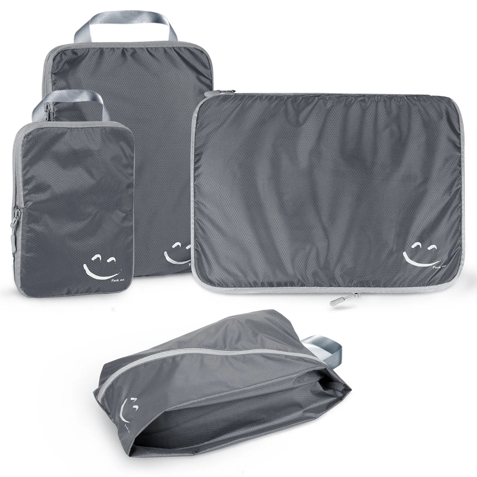 Travel Compression Packing Cubes Luggage Organizer Accessories Extensible Storage Bags Travel Cubes Foldable Suitcases Shoe Bag