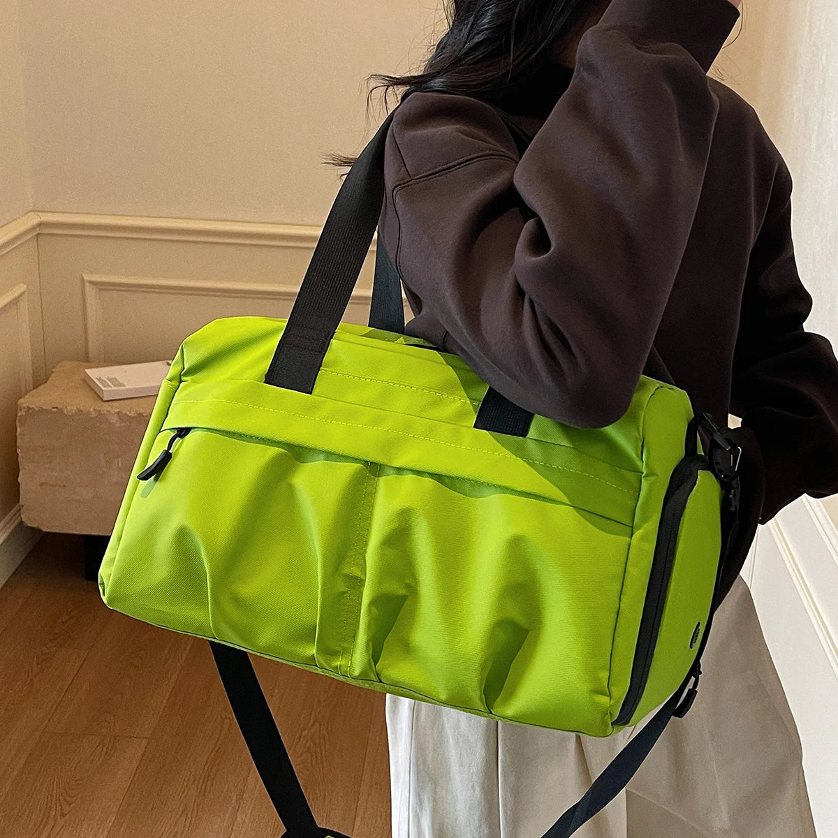 Travel Bag for Men, Large Capacity, Lightweight, Men's Hand Luggage Bag, Women's Travel Backpack, Men's Sports Fitness Backpack, Yoga Carry-On