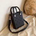 EVA Beach Tote Bag Waterproof Summer Travel Shoulder Handbags Fashion Beach Tote Bags Shopping Storage Basket Picnic Baskets