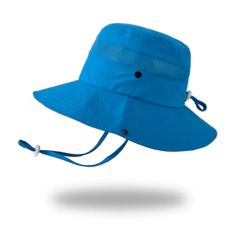 Kids Sun Hat for Boys Girls Wide Brim Bucket Hat UPF 50+ Sun Protection Hat Breathable Summer Beach Hat