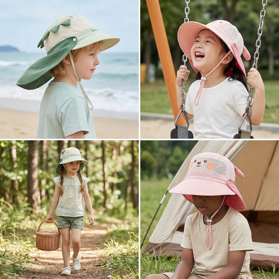 Baby Hat - Summer Sun Hat for Boys, Baby Boy's Fedora, Girl's Outdoor Sun Hat for Protection from the Sun, Children's Fisherman Hat