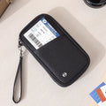 RFID Blocking Passport Holder Wallet - Family Travel Document Organizer with Credit Card Slots, Secure Essentials Bag for Trips